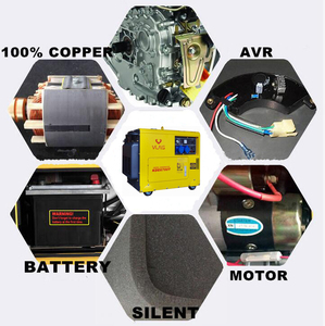 Vớicummins, 55Kw/68kva-60kw/75kva-64kw/80kva-110v/115V/120V/127V/220V/230V/240V/380V/400V/415V 50Hz/60Hz im lặng máy phát điện diesel - Product Image 4