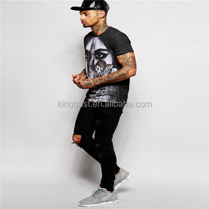 Camiseta <span class=keywords><strong>de</strong></span> religión con estampado <span class=keywords><strong>de</strong></span> cara del Día <span class=keywords><strong>de</strong></span> los muertos - Product Image 4