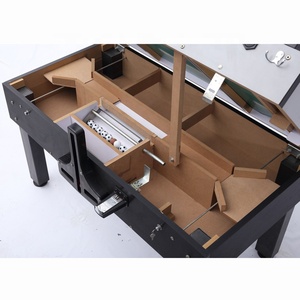 Jeu <span class=keywords><strong>de</strong></span> baby-foot Jiuxing, joueurs <span class=keywords><strong>en</strong></span> plastique, bois, <span class=keywords><strong>table</strong></span> <span class=keywords><strong>de</strong></span> baby-foot à monnayeur avec plateau <span class=keywords><strong>en</strong></span> <span class=keywords><strong>verre</strong></span> <span class=keywords><strong>de</strong></span> 5 pieds et marqueur manuel - Product Image 5