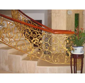 factory sale premium indoor stair steel railings stair wrought iron railings iron stair handrails