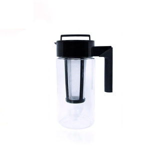 เครื่องทำกาแฟเย็นมีฝาปิดที่กรองพลาสติกโลหะทำจากเซรามิกแบบพกพาทนทานสำหรับใช้ส่วนตัว - Product Image 1