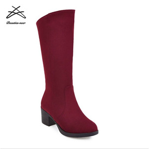 Top Kwaliteit Winter Vrouwen Suède Snowboots Groothandel - Product Image 4