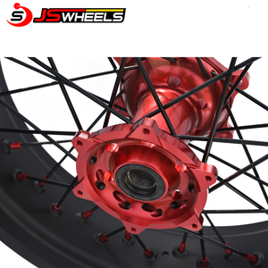 Supermoto 17 pulgadas motocicleta ruedas de aleación para hongda crf 250 300 450 - Product Image 3