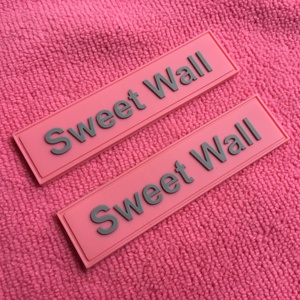 New Arrival Silicone nhãn cao su, không thấm nước nổi nhãn PVC cho đồ bơi - Product Image 3