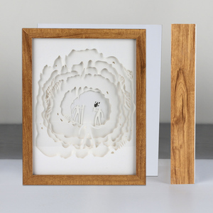 Hộp Đèn Papercut Hộp Bóng 3D Đèn <span class=keywords><strong>Led</strong></span> Đèn Ngủ Trang Trí Đèn Tâm Trạng Cho Trẻ Em Và Người Lớn - Product Image 2