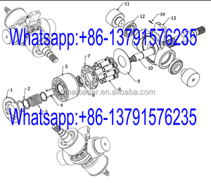 อะไหล่ปั๊มไฮดรอลิก Rexroth Uchida A10V40 ชุดซ่อม A10V40 อะไหล่ A10V40 - Product Image 3