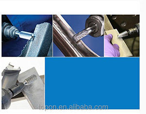 TOPON pointed end <strong>clinder</strong> carbide cutting rotary files bur <strong>head</strong> tree conical shape arc pointed nose - Product Image 4