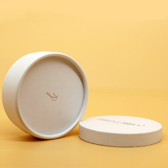 Роскошный заказ на заказ, бумажная шкатулка для ювелирных изделий с логотипом, белая круглая шкатулка для ювелирных изделий на заказ