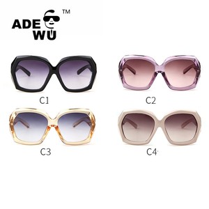 ADE WU SSTY12PB1227 Rétro Grand Carré Nuances Femmes Surdimensionné Hexagone Lunettes De Soleil Célèbre Marque Design Lunettes De Soleil UV400 En Gros - Product Image 6