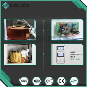 Zhangch — stabilisateur de tension automatique, régulateur de tension, Servo moteur 220V, 9kva, 10000va, 10kva, 15kva, 20kva AC monophasé
