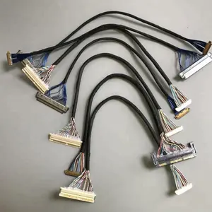 הרכבה כבל lvds/זוג שזור/מסוכך jst מחבר 2pin להיט לרתום תיל