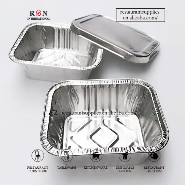 disposable aluminum foil container baking pan