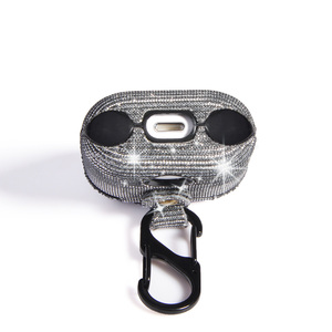 Étui pour écouteur <span class=keywords><strong>apple</strong></span>, housse en cuir pailleté pour iphone, accessoire - Product Image 4