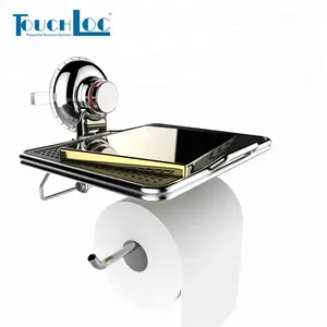 Aksesori kamar mandi toilet paper holder chrome