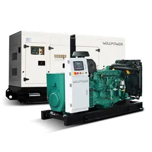 open or silent type 50hz Volvo diesel generator 100 kw