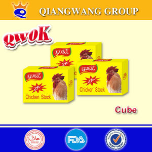 10g*60*24 qwok halal poulet cube de <span class=keywords><strong>bouillon</strong></span> de cube d'assaisonnement de poulet cube de <span class=keywords><strong>bouillon</strong></span> cube de poulet - Product Image 1