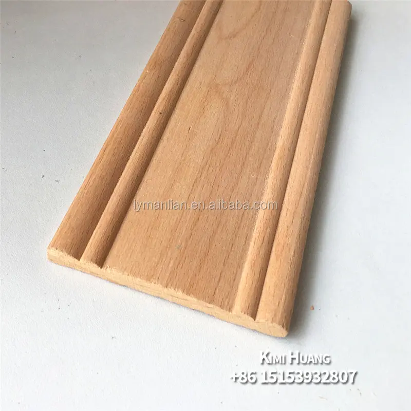 Fabriek Aangepaste Stoom Beukenhout Griekse Key Moulding Decoratieve Gecanneleerd Moulding