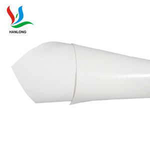 Résistance à la flamme blanc et rouge PVC bâche tente matériaux - Product Image 6