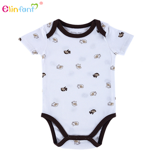 <span class=keywords><strong>Tous</strong></span> les types de haute qualité impression Animal Cartoon Pattern bébé barboteuse - Product Image 5