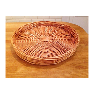 Lớn Vintage Vòng Mía Phục Vụ Khay Nông Wicker Bánh Mì Giỏ - Product Image 1