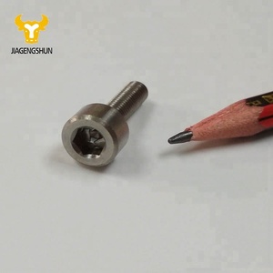 Tùy chỉnh M2 M3 <span class=keywords><strong>Titanium</strong></span> vít dây thép không gỉ EDM Loại kim loại máy tiện CNC các bộ phận công - Product Image 3