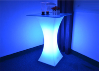 Éclairage de table à cocktails LED à 16 couleurs changeantes, fonctionnant sur piles, pour bar et parc, design moderne, étanche IP65