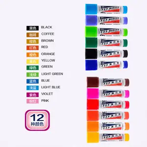 12 colors rainbow magic pens POP art marker set / 20mm alcohol based marker pen