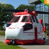 Hélicoptère gonflable géant Offre Spéciale, modèle pour publicité, jeu de décoration