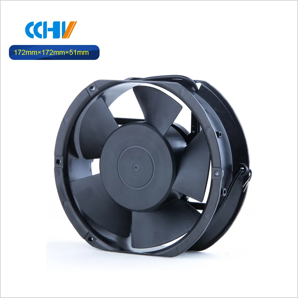 مروحة تبريد محوري, عالية CFM EC 110V 220V 172X150X51mm مروحة تبريد محوري العادم