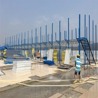 Kits de maisons préfabriquées à faible coût en acier léger avec panneaux sandwich, maison modulaire à deux étages pour bureau, bâtiment scolaire, dortoir, solaire