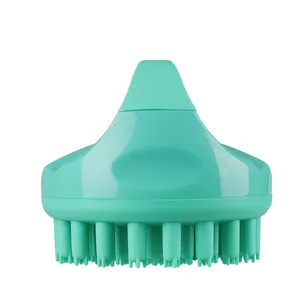 Gomma di SILICONE del Cuoio Capelluto Scrubber Shampoo e Massaggio Con Spazzola di Capelli del Cuoio Capelluto Massaggio Macchina