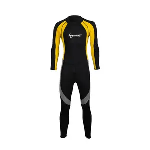 पुरुषों की पूर्ण शरीर neoprene निविड़ अंधकार डाइविंग लंबी आस्तीन वापस ज़िप सर्फिंग wetsuits