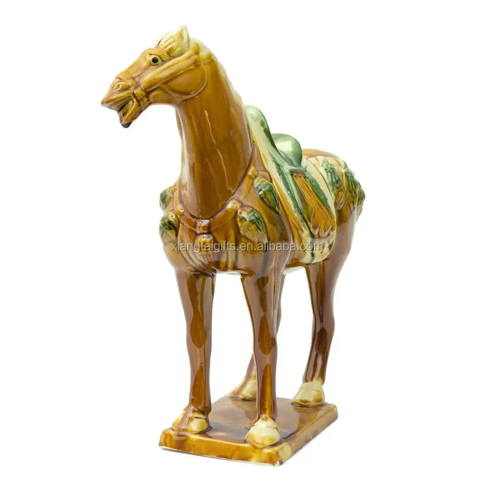 antique ceramic horse