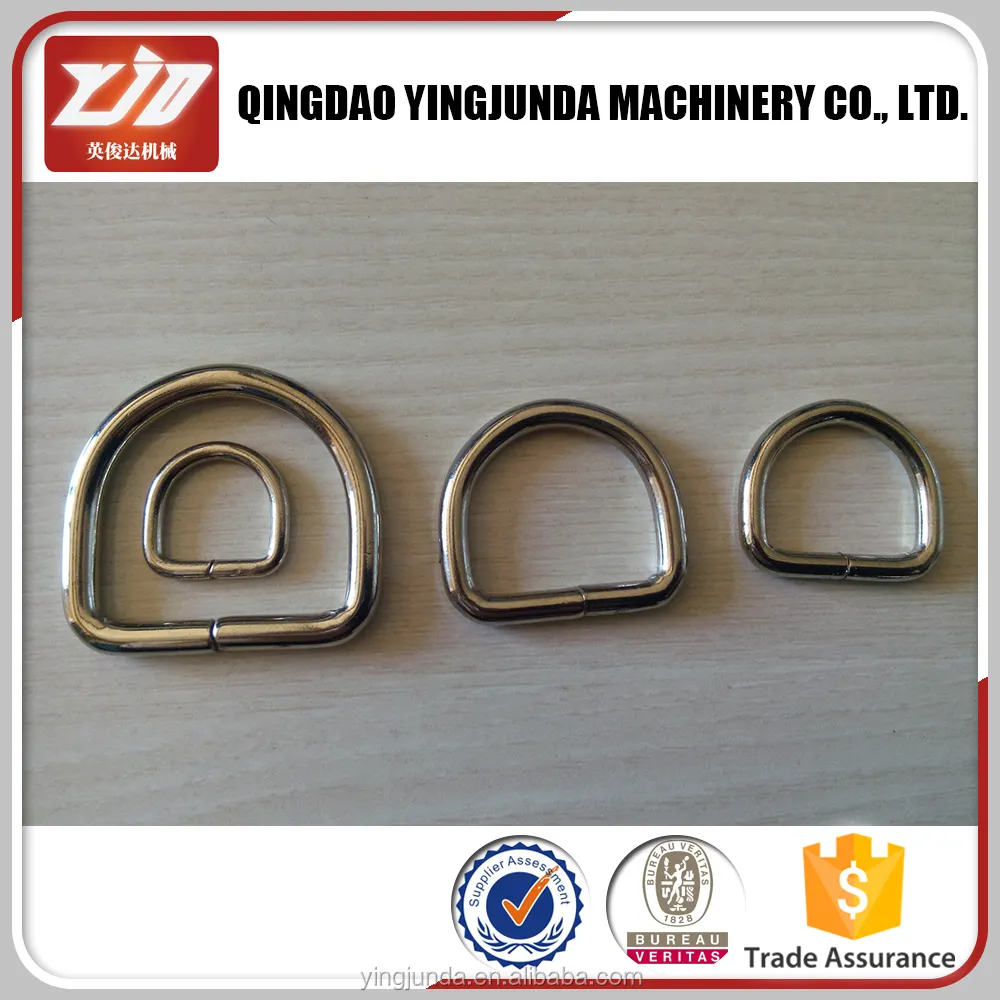 Bag parts and accessories stainless steel d ring manufacturer