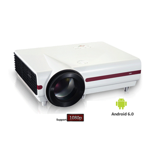 CRE nativo 1280x800 android 6.0 wifi HD 5.8 pulgadas LCD Video tv película Proyector compatible con 1080p - Product Image 1