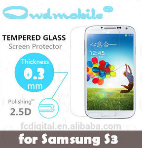 Usine directement supply! 9 H dureté en verre trempé protecteur d'écran pour <span class=keywords><strong>Samsung</strong></span> A3 / i9150 / <span class=keywords><strong>i9152</strong></span> 0.3 mm bord rond - Product Image 1