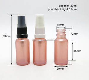 Pintado de color rosa 2/3 oz pequeña botella de spray niebla fina para <span class=keywords><strong>el</strong></span> envasado de perfumes - Product Image 6
