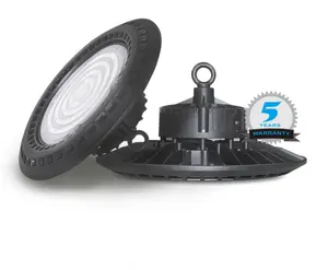 Highbay-Luz led de 150 vatios, 160 lúmenes por watt, proyector impermeable IP65, 5 años de garantía