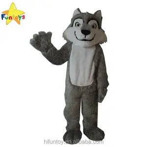 Funtoys सीई सेक्सी ग्रे वुल्फ शुभंकर हेलोवीन वेशभूषा