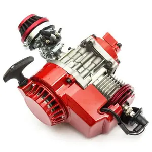 Red 49cc 2ストロークEngine Motor Mini Pocket Quad Dirt Bike ATV Mini Bike