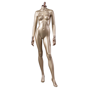 Or de luxe mode belle peinture brillante chrome main sans tête or <span class=keywords><strong>nue</strong></span> <span class=keywords><strong>femme</strong></span> mannequin - Product Image 1
