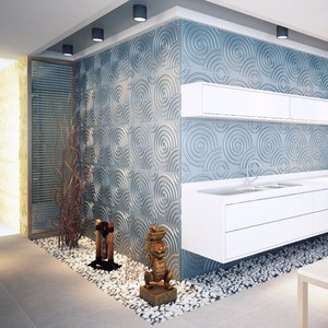 Papiers peints décoratifs à fleurs <span class=keywords><strong>pour</strong></span> décoration intérieure 3D Panneaux muraux <span class=keywords><strong>pour</strong></span> boutique Panneaux muraux en béton Panneaux muraux intérieurs en feuilles - Product Image 2