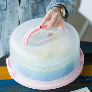 Boîte à gâteaux portable, 8 pouces, porte-gâteau avec poignée - Product Image 5