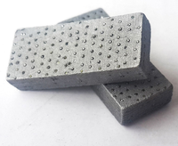 Pièces d'outils électriques OEM personnalisables ARIX Segment de trépan en diamant poli avec lame intégrée pour les applications de meulage