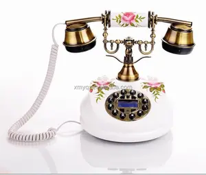 Modern Design Hand painted Telephone Antique Caller Id Phone