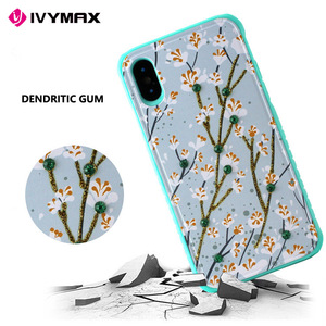Ivymax alta calidad teléfono móvil caso de diamante flor diamantes funda para <span class=keywords><strong>iPhone</strong></span> <span class=keywords><strong>X</strong></span> - Product Image 2