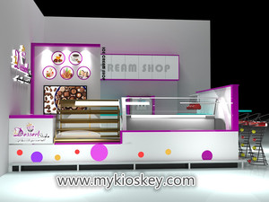 Fantastic design ice cream chiosco da dessert negozio di alimentari per il centro commerciale - Product Image 2