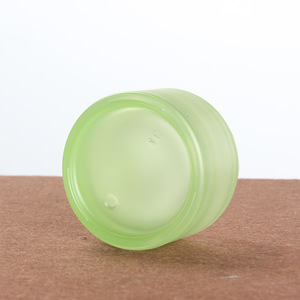 Bán buôn sang trọng 50g lọ kem thủy tinh với hạt gỗ nắp nhựa trắng mỹ phẩm chăm sóc da huyết thanh container - Product Image 4