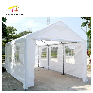 Factory new design 10x10 metal luxury carport garages for motorcycle 2 car parking