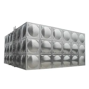 SS304 sectional water tank for water storage and water treatment with ISO CERTIFICATION